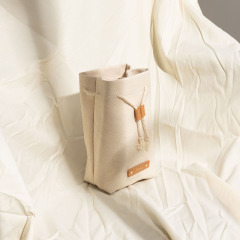 Custom Recycled Cotton Cosmetic Pouch for Beauty Brand Projects - CBC077