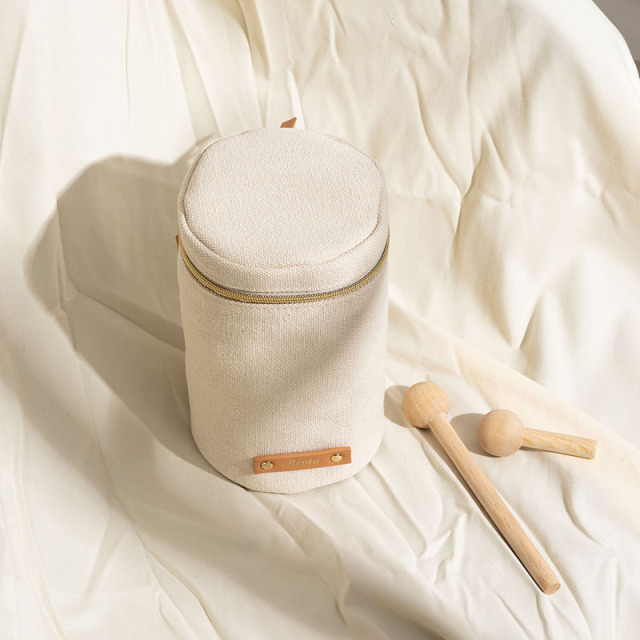 Custom Recycled Cotton Cosmetic Pouch for Beauty Brand Projects - CBC079
