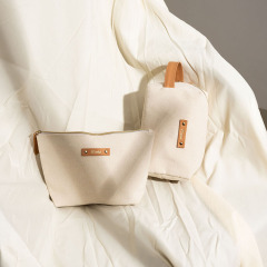 Custom Recycled Cotton Cosmetic Pouch For Wholesale - CBC076