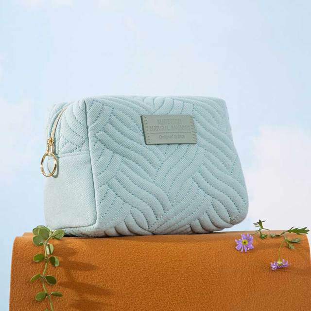 Travel Pouch Cosmetic Bag Bamboo Fiber - CBB106