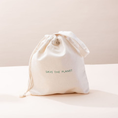 Travel Beauty Drawstring Bag Recycled cotton - CBC107