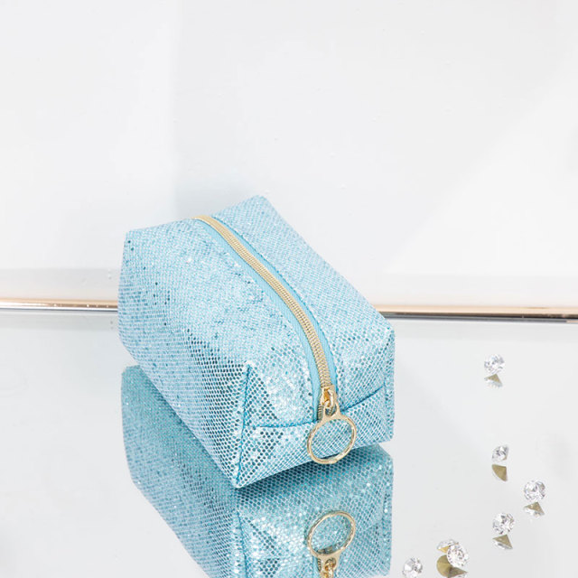 Small Pouch Cosmetic Bag Glitter - CBG017