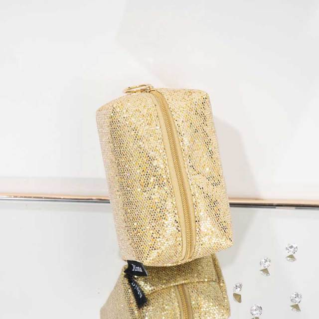 Small Pouch Cosmetic Bag Glitter - CBG013