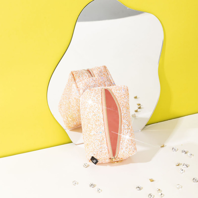 Small Pouch Cosmetic Bag Glitter - CBG021