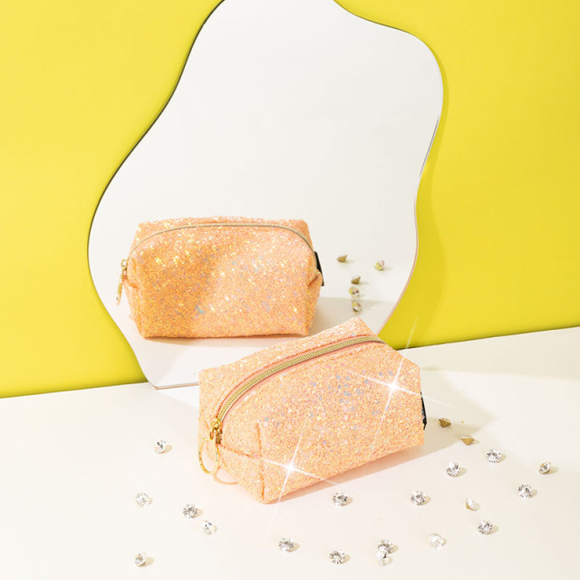 Small Pouch Cosmetic Bag Glitter - CBG020