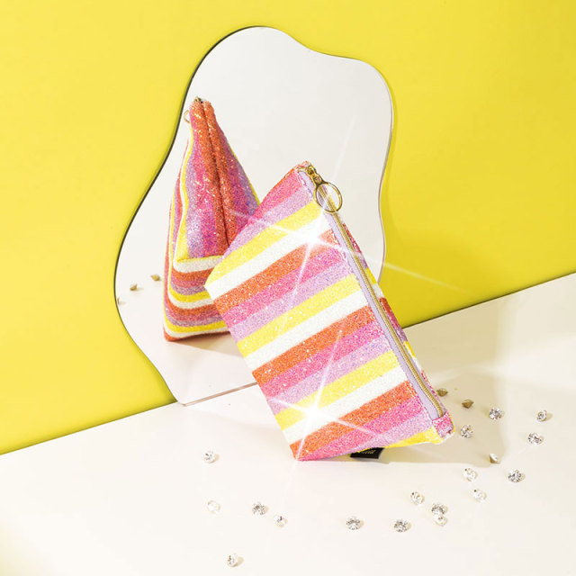 Essential Pouch Cosmetic Bag Glitter - CBG036