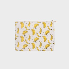 Flat Pouch Cosmetic Bag Banana Fiber - CNC046
