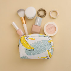 Small Pouch Cosmetic Bag Banana Fiber - CNC136