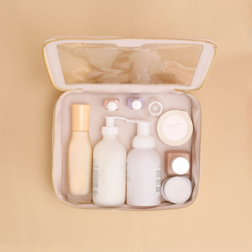 Clear-front recycled PVB makeup organizer CBV009
