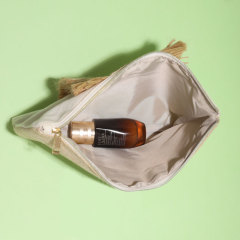 Essential Pouch Cosmetic Bag Bamboo Fiber Jute - CBB041