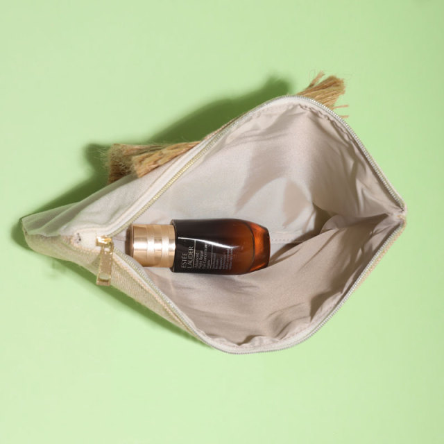 Essential Pouch Cosmetic Bag Bamboo Fiber Jute - CBB041
