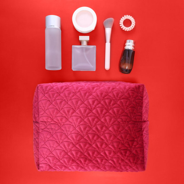 Travell Pouch Cosmetic Bag RPET Velvet - CBR231