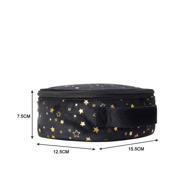 Small Pouch Makeup Case Recycled Velvet - CBR252