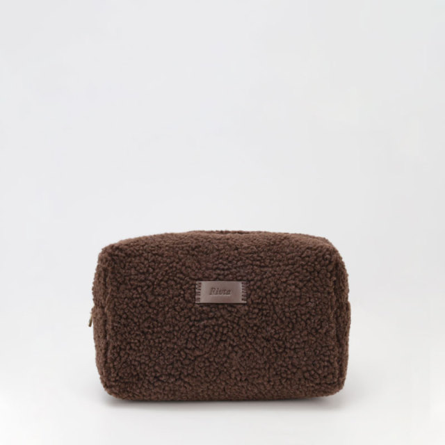 Essential Pouch Cosmetic Bag RPET Polyester Sherpa - CBR263