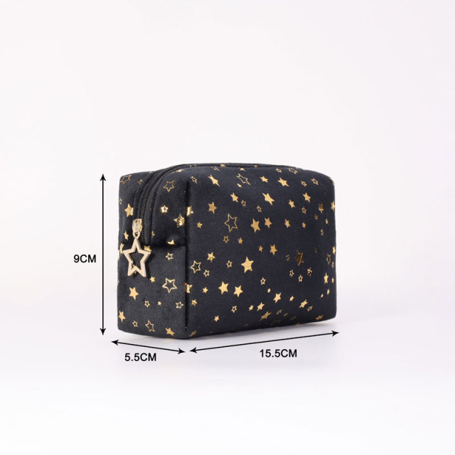Small Pouch Cosmetic Bag RPET Velvet - CBR250