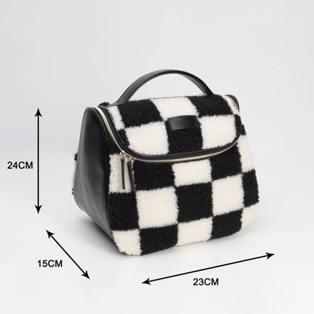 Travel Pouch Cosmetic Bag RPET Polyester Sherpa - CBR258