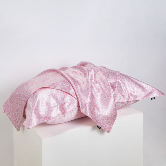 sustainable RPET satin pillowcase for beauty brand private label wholesale