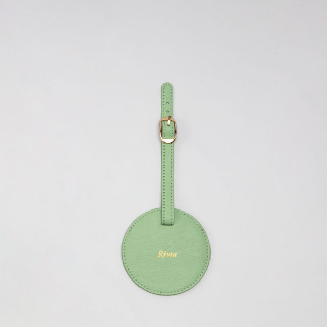 Stylish Luggage Tag Apple Leather - TRA063