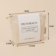Small Pouch Cosmetic Bag Organic Cotton - CBC138