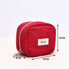 Small Pouch Cosmetic Bag RPET Corduroy - CBR278