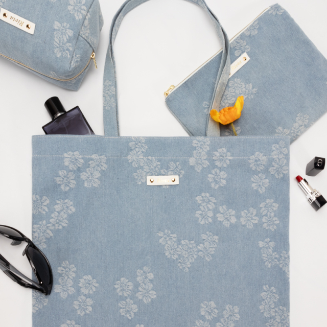 Everyday Shopping Totebag Denim fabric (100% Cotton) - HAB121