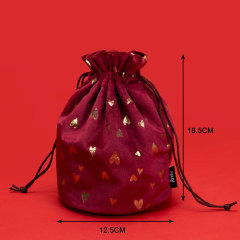 Essential Drawstring Bag RPET Velvet - CBR277