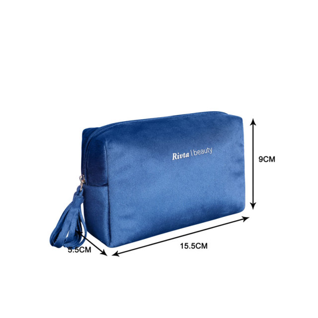 Small Pouch Cosmetic Bag RPET Velvet - CBR239