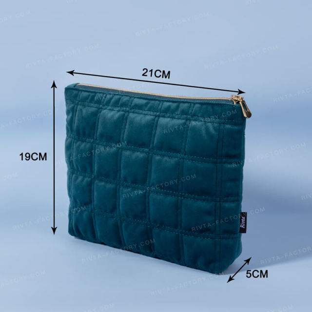 Essential Pouch Cosmetic Bag RPET Velvet - CBR293