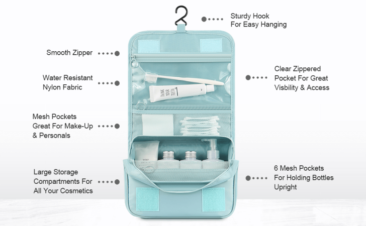 Custom Travel Toiletry Bags Manufacturer | Dopp Kits & Hanging Wash Bags |  Rivta