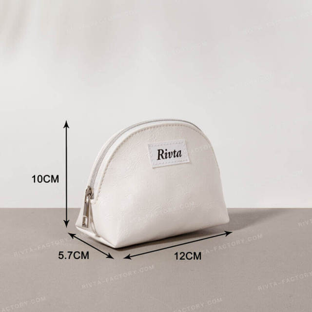 Leather Pouch Cosmetic Bag Recycled PU - CBP213