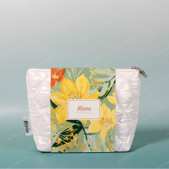 Quilted Pouch Cosmetic Bag Nylon - CBO102