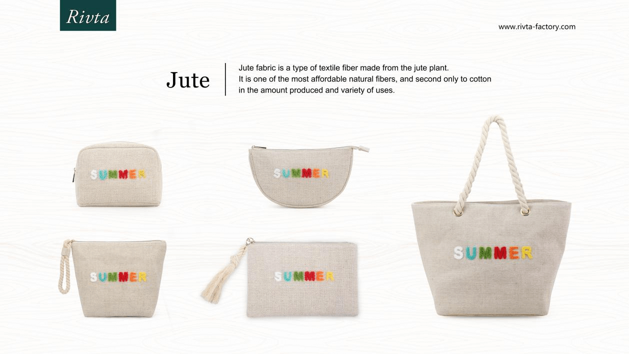 jute fiber cosmetic bags