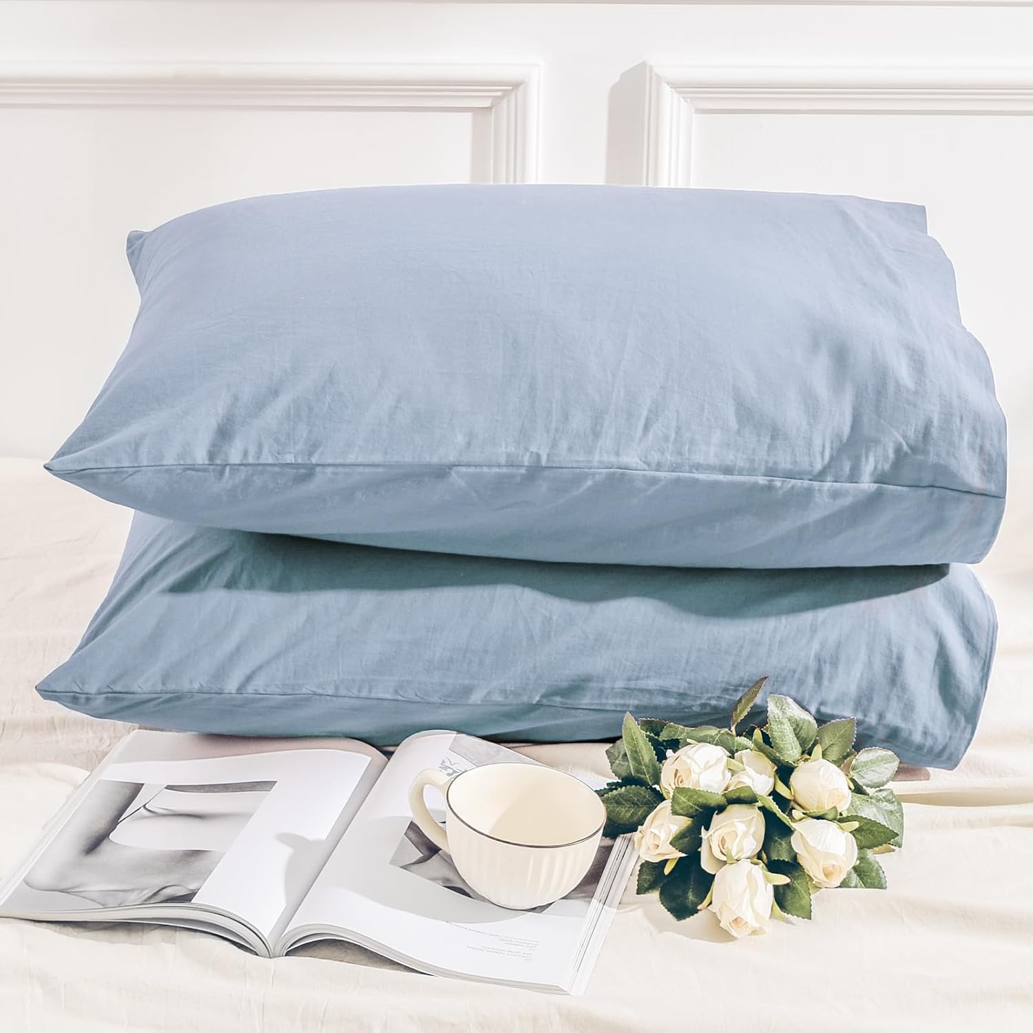 Organic cotton pillowcases