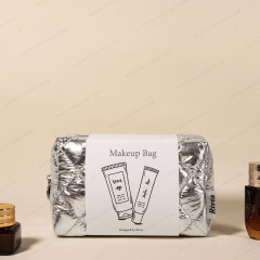 Quilted Pouch Cosmetic Bag Nylon - CBO101