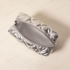 Quilted Pouch Cosmetic Bag Nylon - CBO101