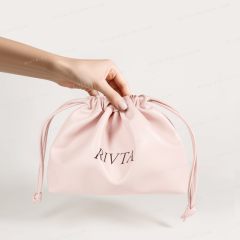 Medium Drawstring Bag Made Of Recycled PU - CBP225