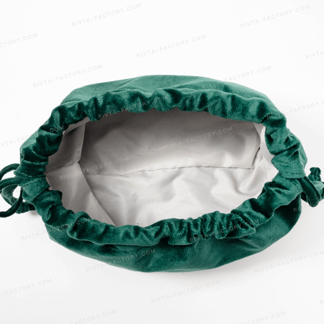 Velvet cosmetic bags made of 100% recycled material -CBR315