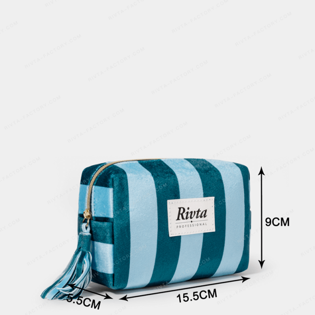 Samll Print Cosmetic Bag RPET Velvet - CBR320