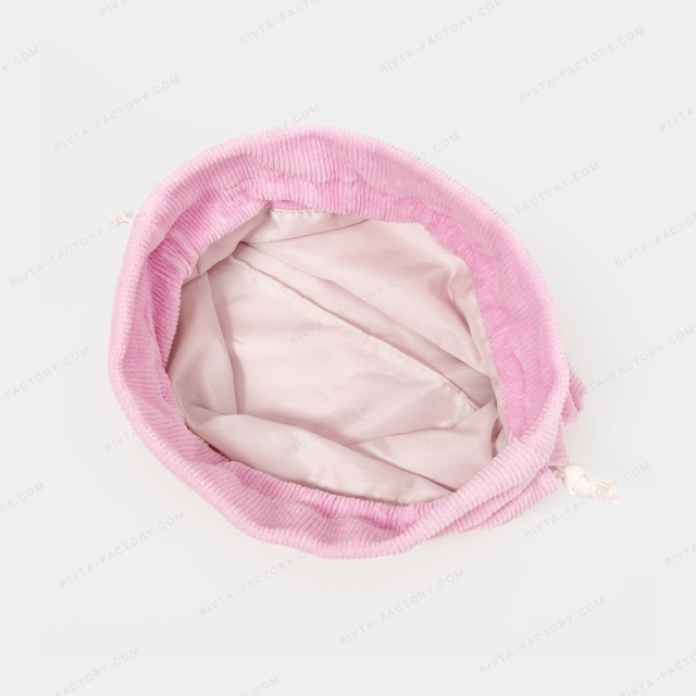 Corduroy Drawstring Bags Made Of 100% Recycled Material - CBR321
