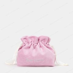 Corduroy Drawstring Bags Made Of 100% Recycled Material - CBR321