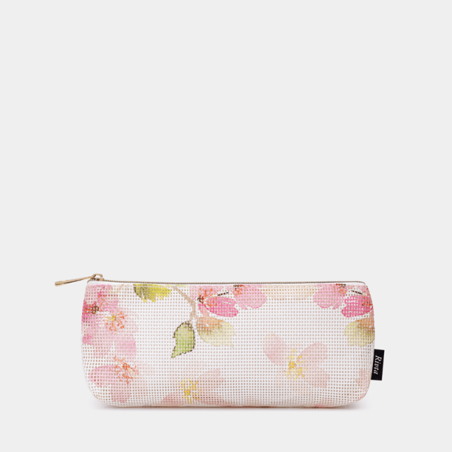 CBT090 Floral Print Mesh Bag
