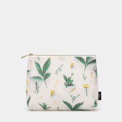 CBT079 Floral Print Mesh Bag