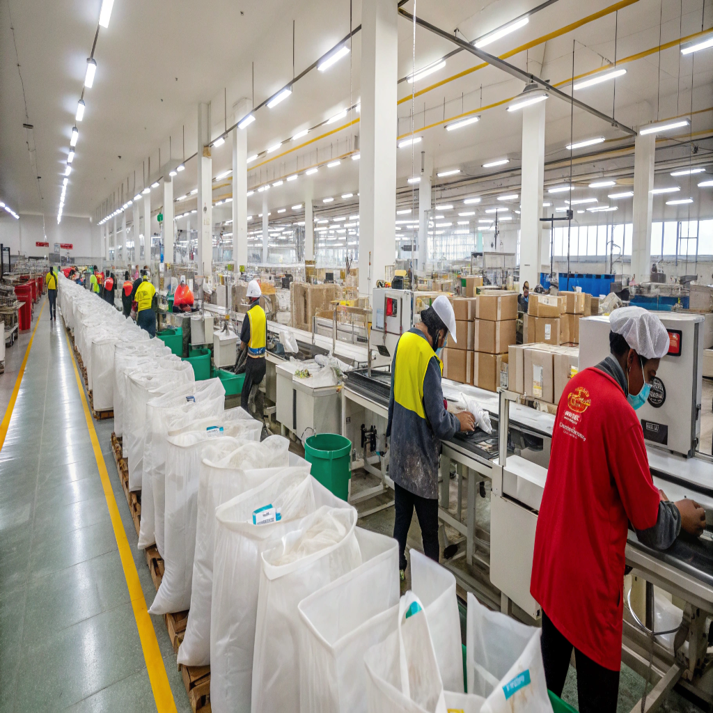 Inside a Cosmetic Bag Factory