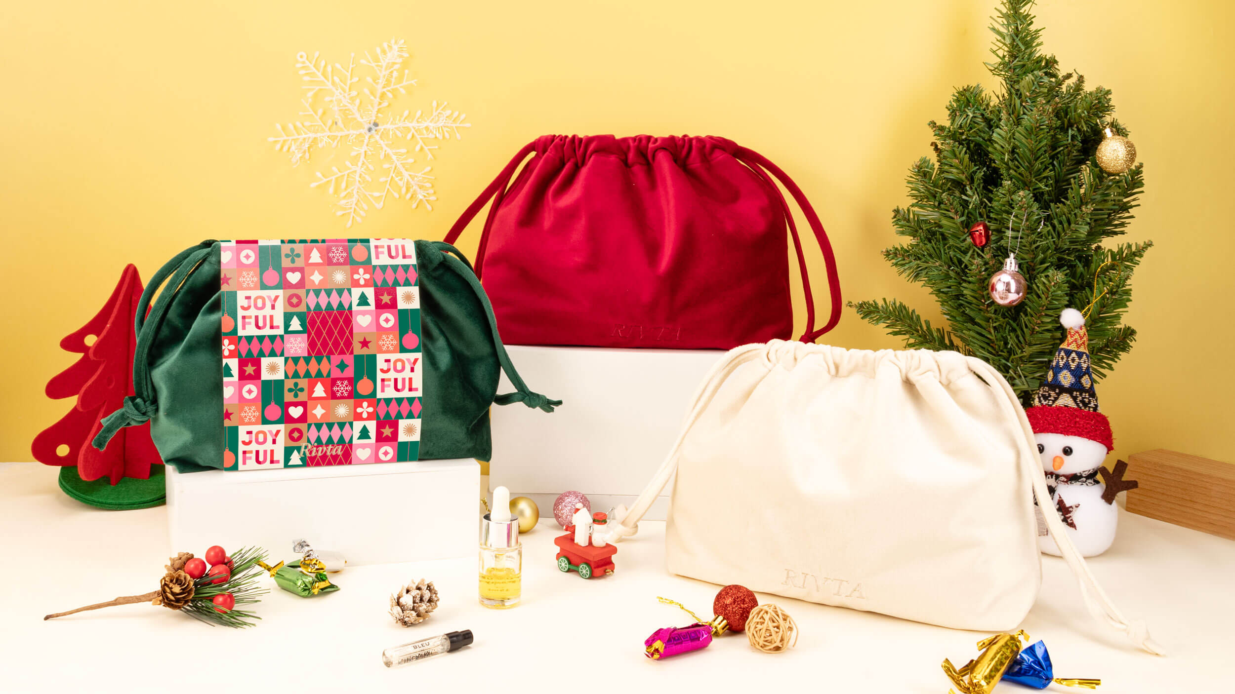 custom Drawstring Bags by rivta manufacturer