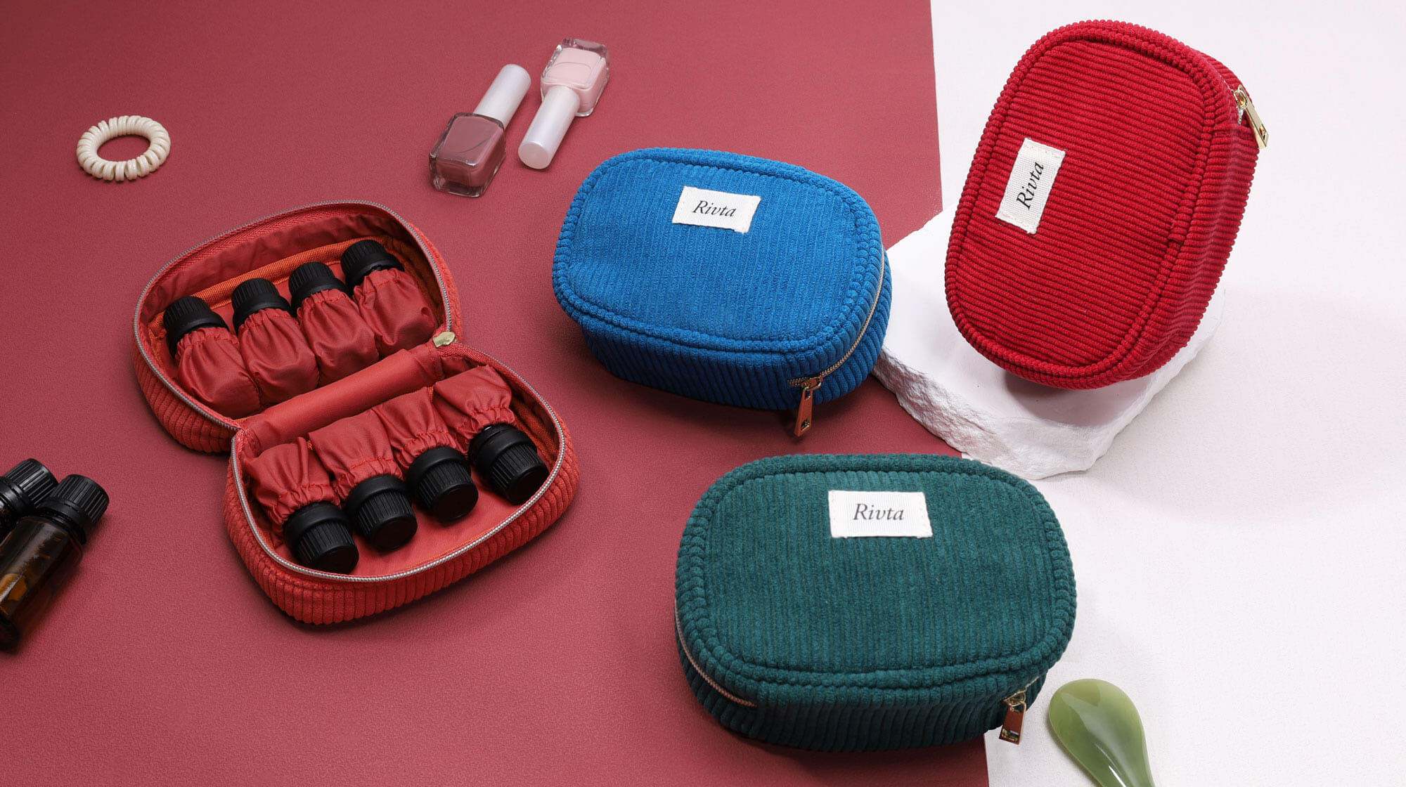 custom Essential Oil Bags by rivta manufacturer