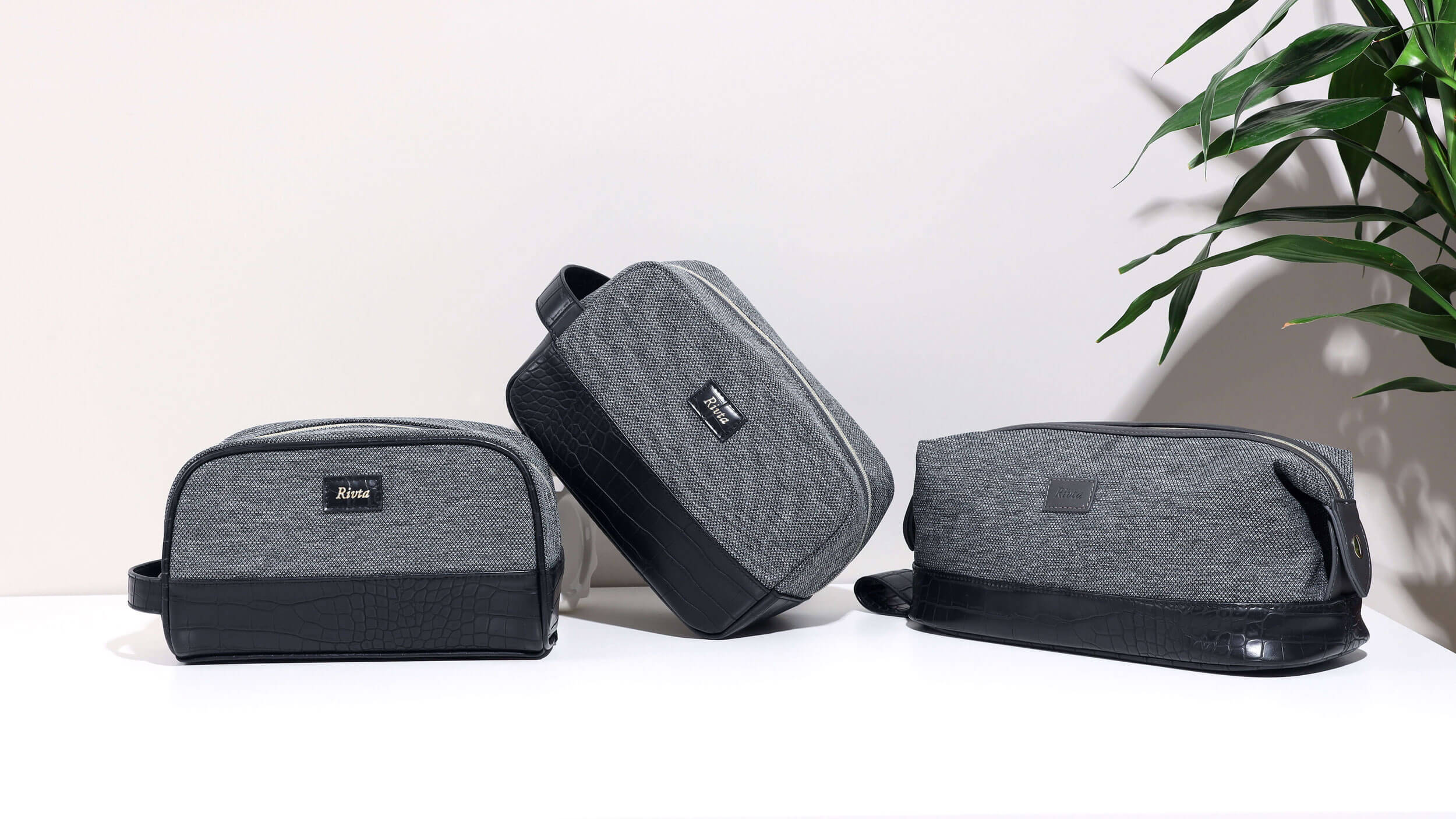 custom Men's Toiletry Bags by rivta manufacturer