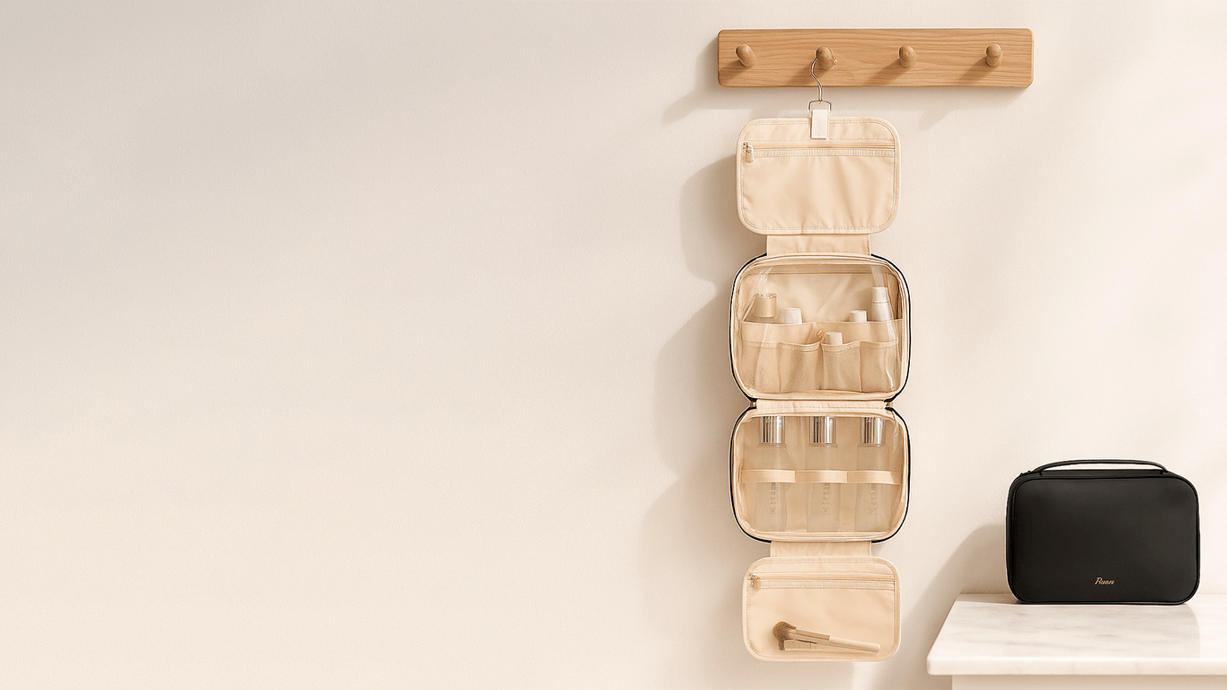 Custom hanging travel toiletry bag manufacturer