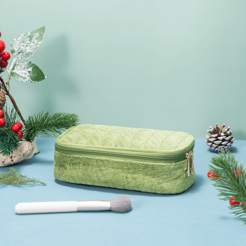 RPET Velvet CosmeticBags made of RPET Material