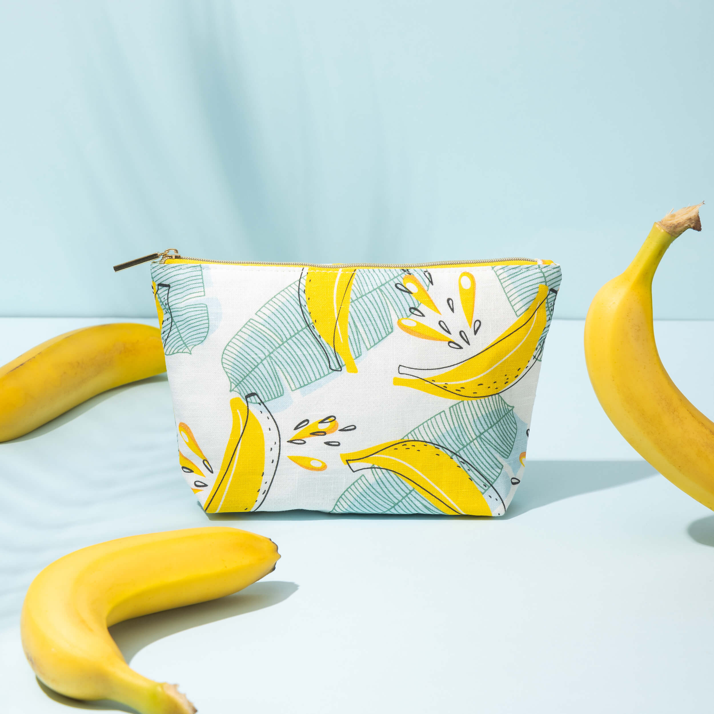 Banana Fiber Cosmetic Bags