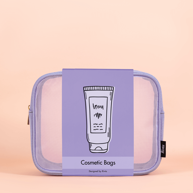 Custom Recycled Nylon Mesh Cosmetic Bags 